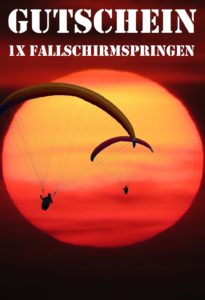 Fallschirmspringen Vorlage 3