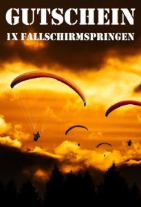 Fallschirmsprung Vorlage 5