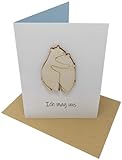 Besondere Grußkarte, Liebeskarte, Jahrestags Karte, Freundschafts Karte, Geburtstags Karte, mit Holz Bären