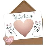 5 Rubbelkarten zum selber beschriften - Gutschein - Rubbellos für eigenen Text Geschenke Geschenkideen als Geschenk Gutschein zum Geburtstag