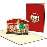 LIN17595, POP UP Karte - 3D Gutschein-Karte - Geschenkgutschein für Restaurant Candle-Light Dinner - Essen Einladungen -Geburtstags-Karte - Klapp-Karte, N349