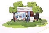 MOKIO® Pop-Up Restaurant Gutschein [NEU!] – 3D Geschenkgutschein für einen Restaurantbesuch – Gutscheinkarte zum Essen gehen, Geschenkkarte für eine Essenseinladung zum Geburtstag oder Jahrestag