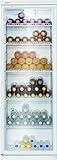 Bomann Getränkekühlschrank KSG 239.1, Flaschenkühlschrank 320 Liter, Getränkekühlschrank freistehend abschließbar mit LED Innenraum-Beleuchtung, höhenverstellbare Gitter-Ablagen, weiß