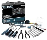 Werkzeug Set, WESCO Werkzeug 2021 Männer, Geschenk für Männer WerkzeugKoffer Set, Weihnachtsgeschenke für Männer, 144-teiliges Reparaturwerkzeuge mit Aufbewahrungskoffer