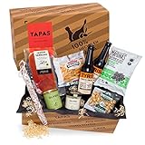 Präsentkorb Spanische Delikatessen - TAPAS I gefüllter Geschenkkorb mit Bier & Spezialitäten aus Spanien I köstliches Geschenk für Männer & Frauen