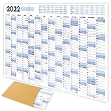 Erik Anderson XXL Wandkalender 2022 90x60cm groß - Jahresplaner 2022 quer als Kalender für die Wand - Jahreskalender gefalzt