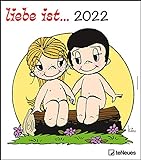 liebe ist… 2022 - Wand-Kalender - 30x34 - Illustrationen - Paar