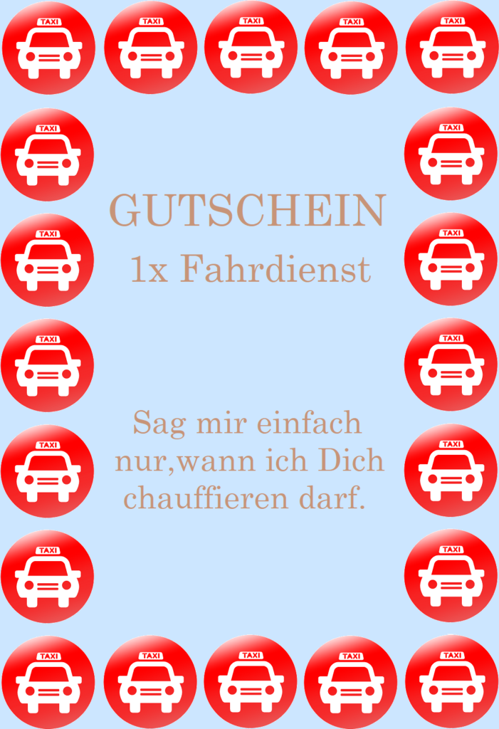 fahrdienstvorlagemittext8 Gutscheinspruch.de