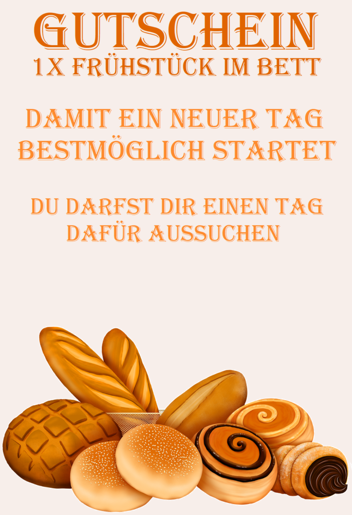 fruehstueckimbettvorlagemittext3 Gutscheinspruch.de
