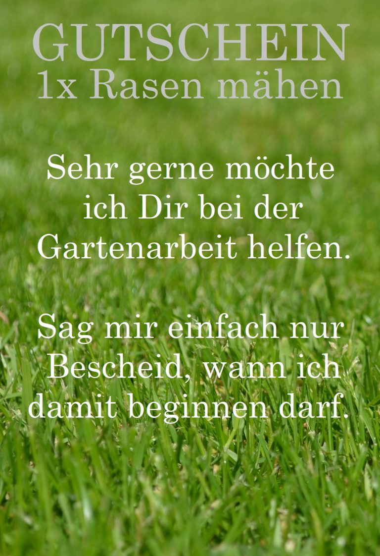 rasenmaehenvorlagemittext2 Gutscheinspruch.de