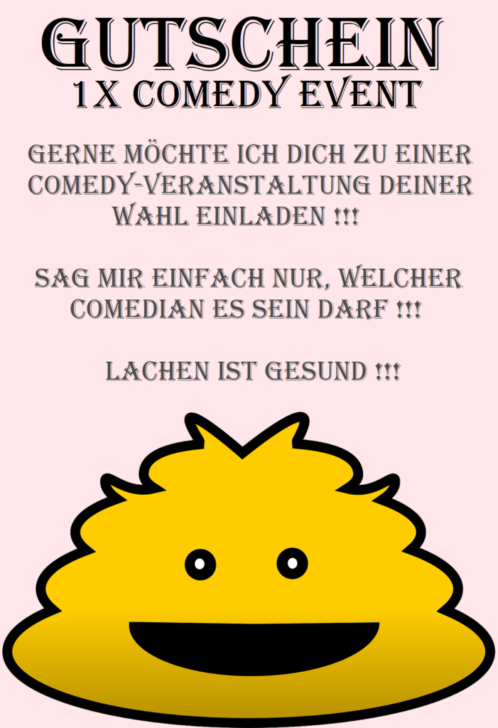 gutscheinvorlage-comedy-mit-text-8 - Gutscheinspruch.de