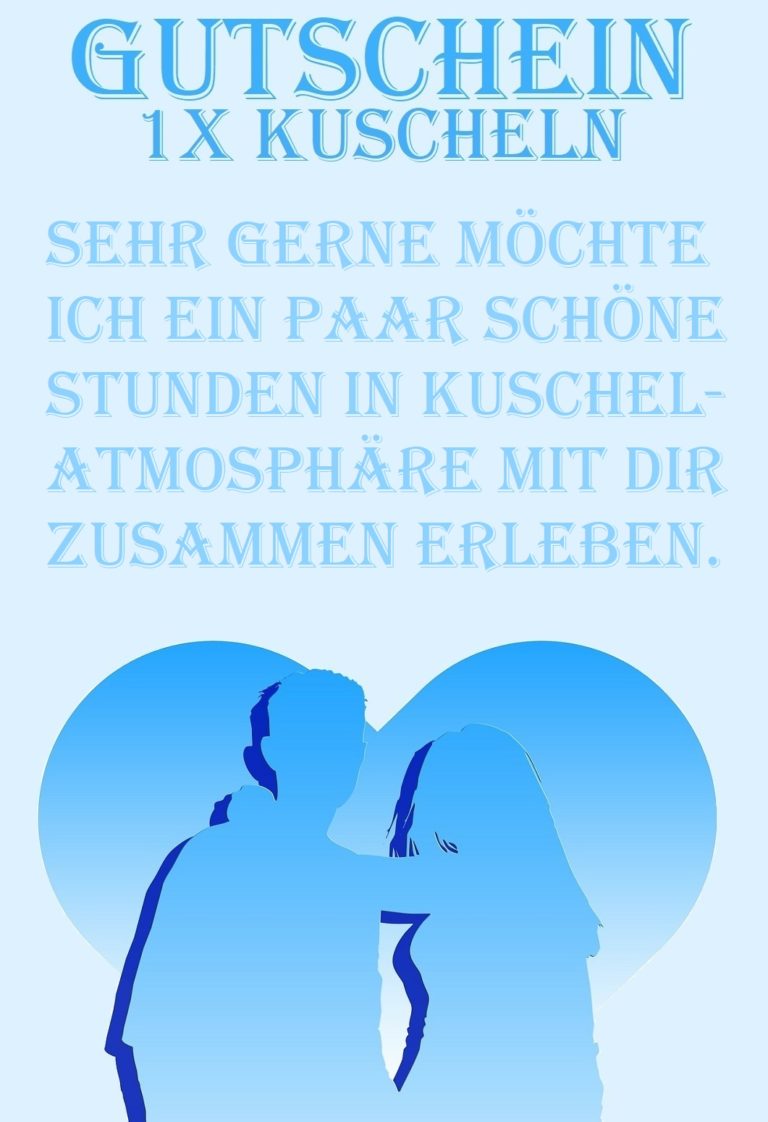 kuschelnvorlagemittext6 Gutscheinspruch.de