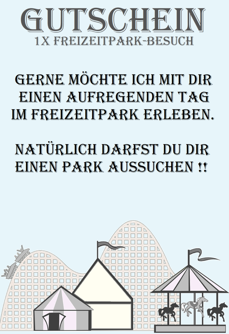 freizeitparkvorlagemittext2 Gutscheinspruch.de