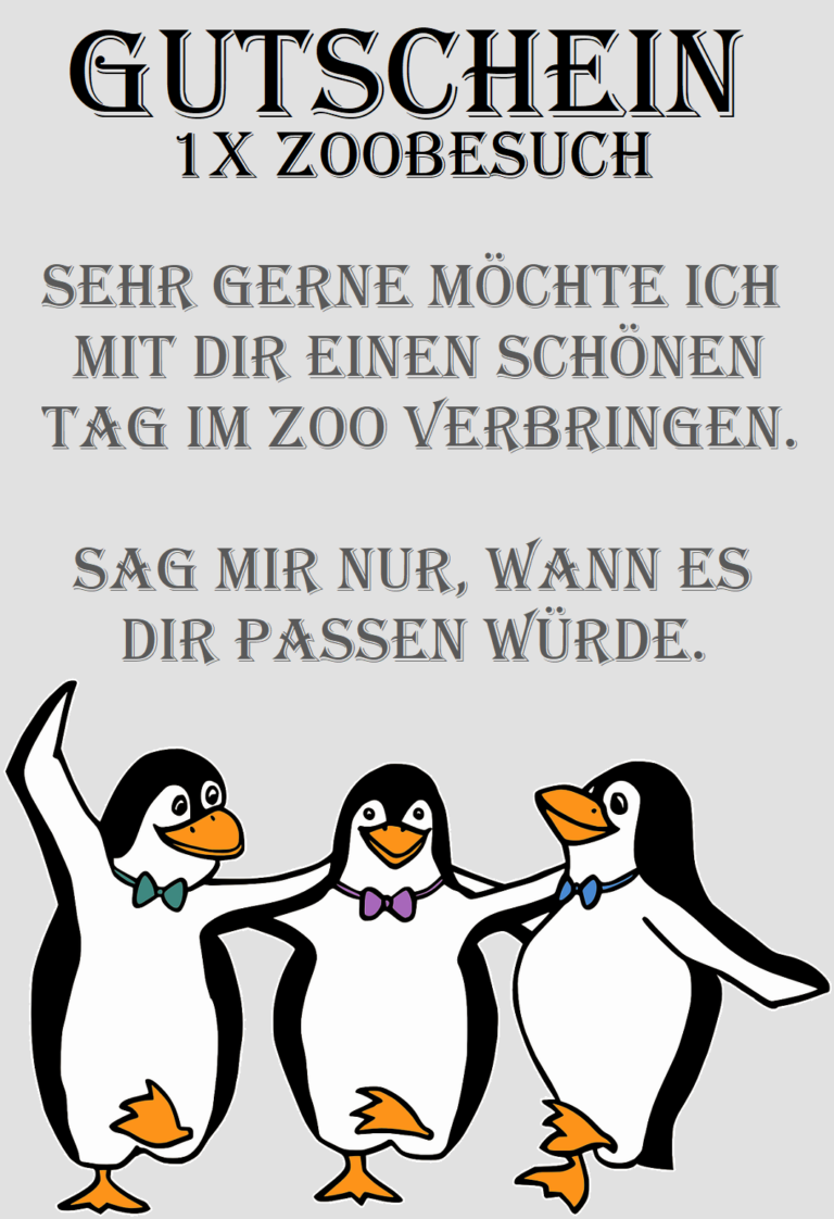 zoobesuchenvorlagemittext8 Gutscheinspruch.de