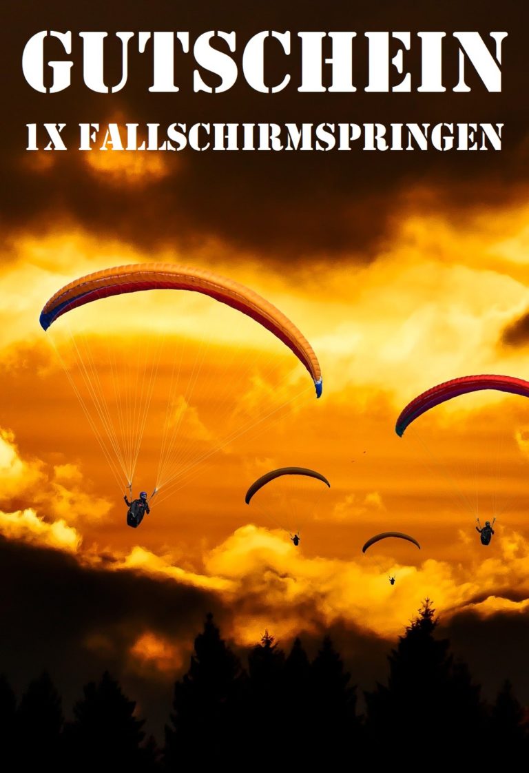 Fallschirmspringen Erlebnisgutscheine