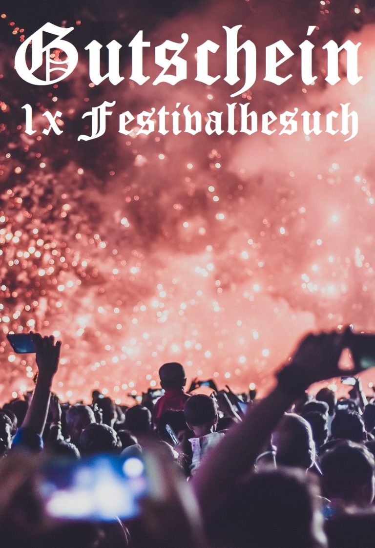Gutscheinvorlage Festival
