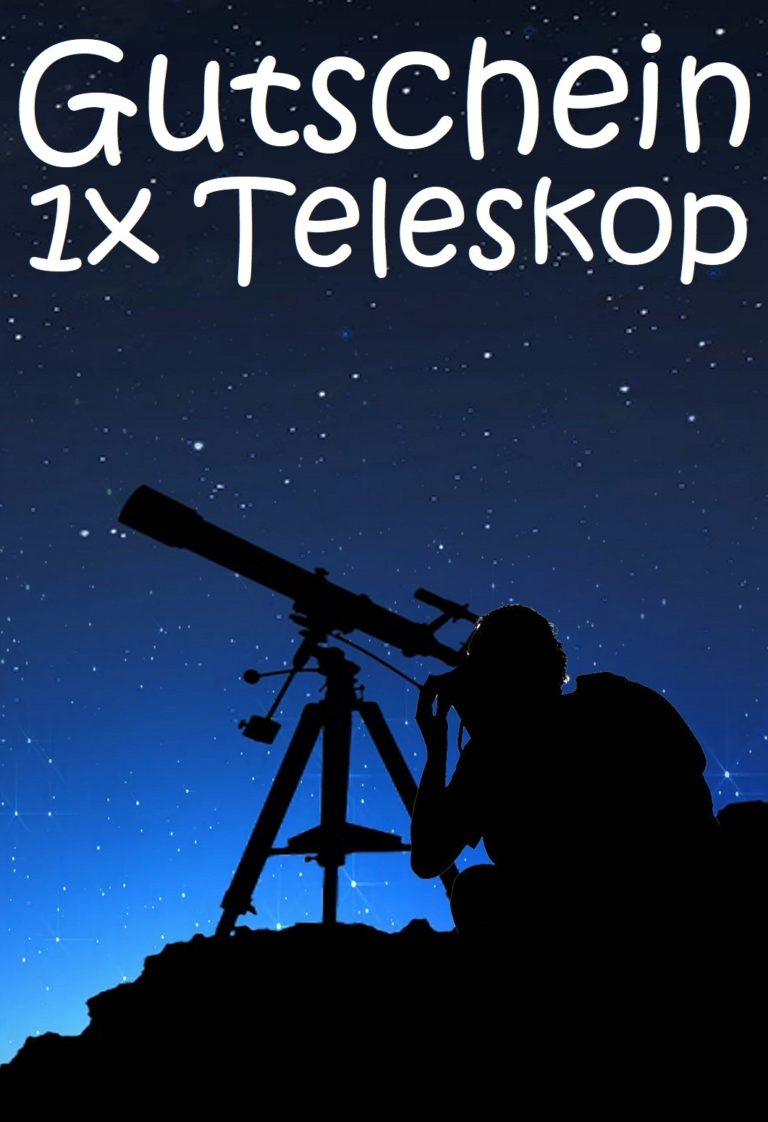Gutscheinvorlage Teleskop