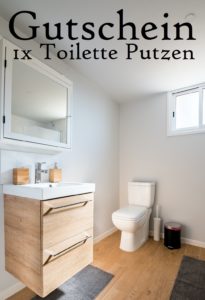 Gutscheinvorlage Toilette putzen 4