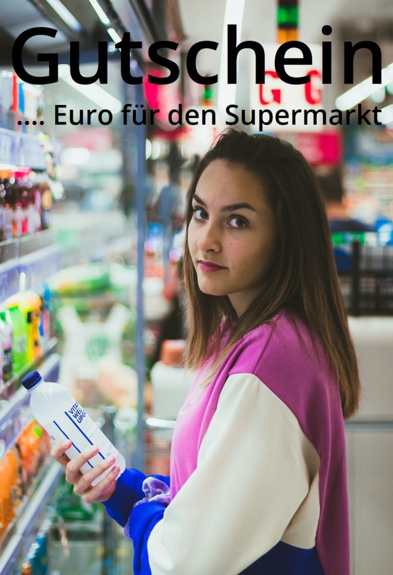 Gutscheinvorlage für Supermärkte