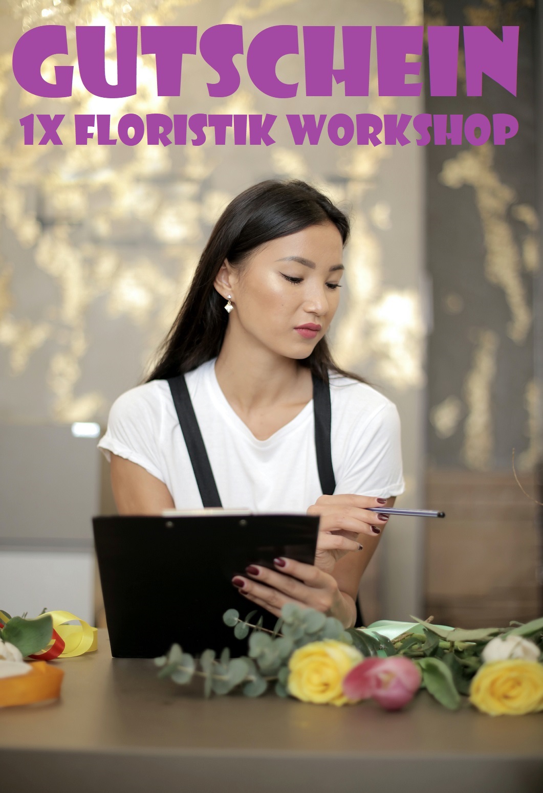 Gutscheinvorlage für Floristik Workshops