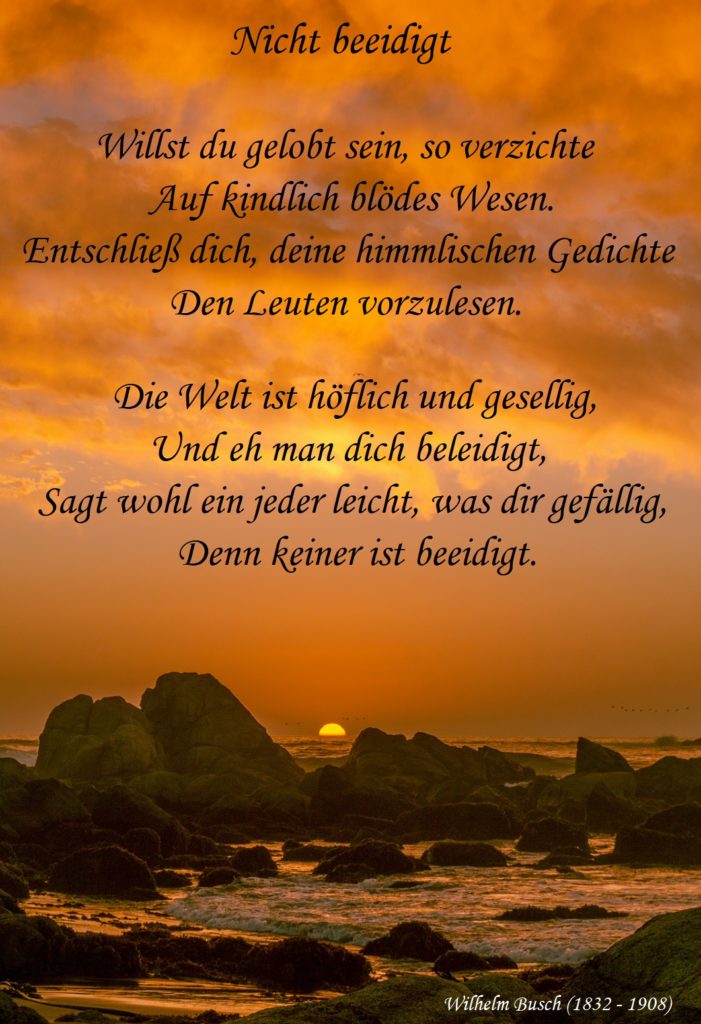 Wilhelm Busch langer SpruchBild 9 Gutscheinspruch.de