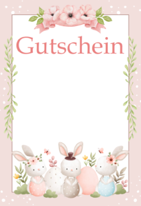 Gutschein-Vorlage Ostern 11