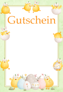 Gutschein-Vorlage Ostern 12