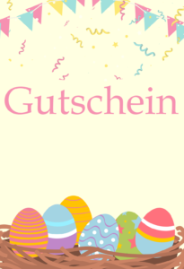 Gutschein-Vorlage Ostern 7