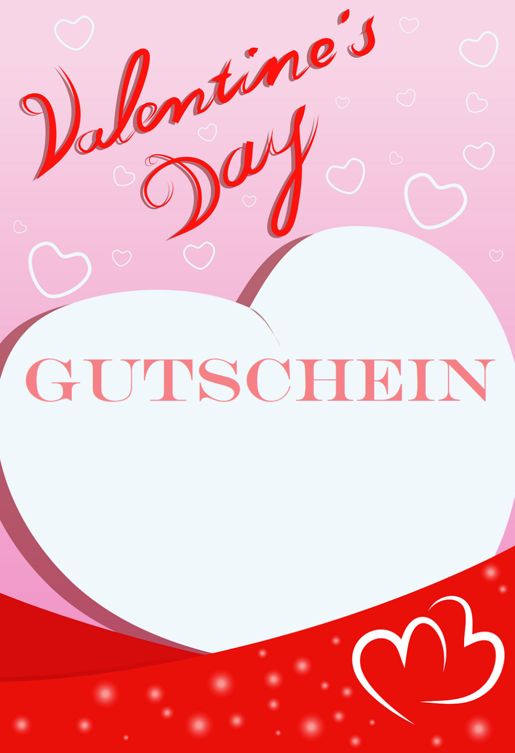 Gutschein-Vorlage für den Valentinstag 1 | Gutscheinspruch.de
