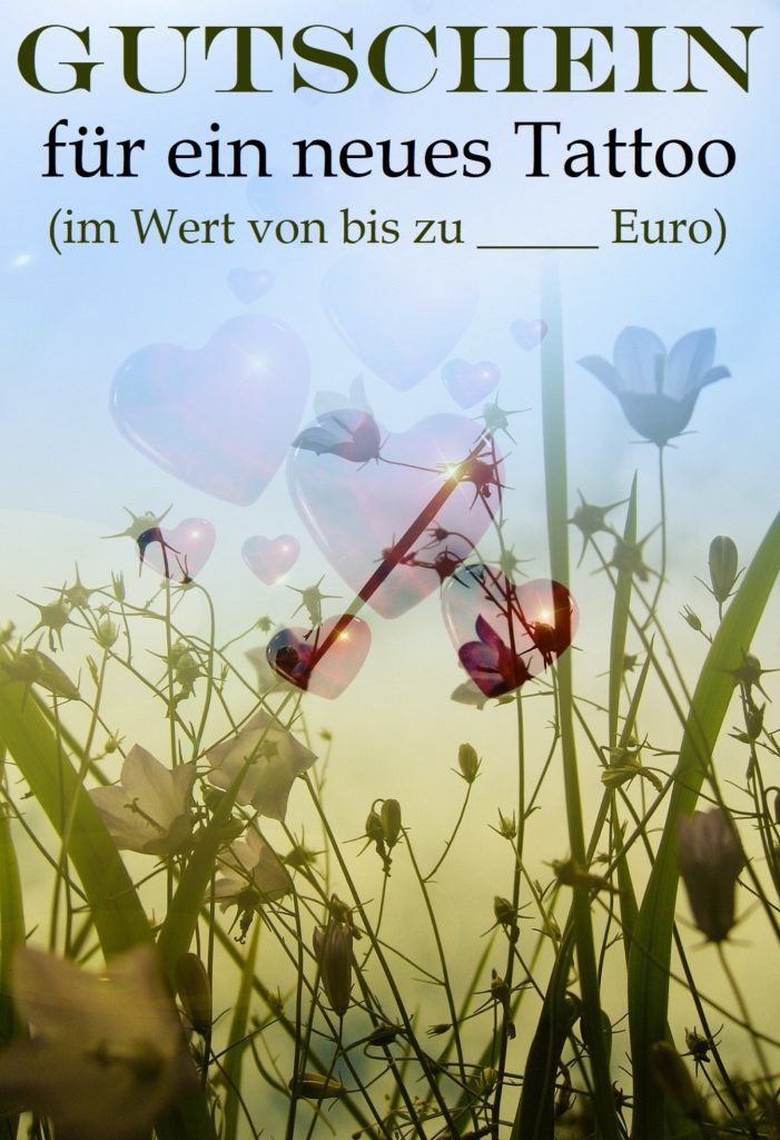 GutscheinVorlage für ein Tattoo Gutscheinspruch.de