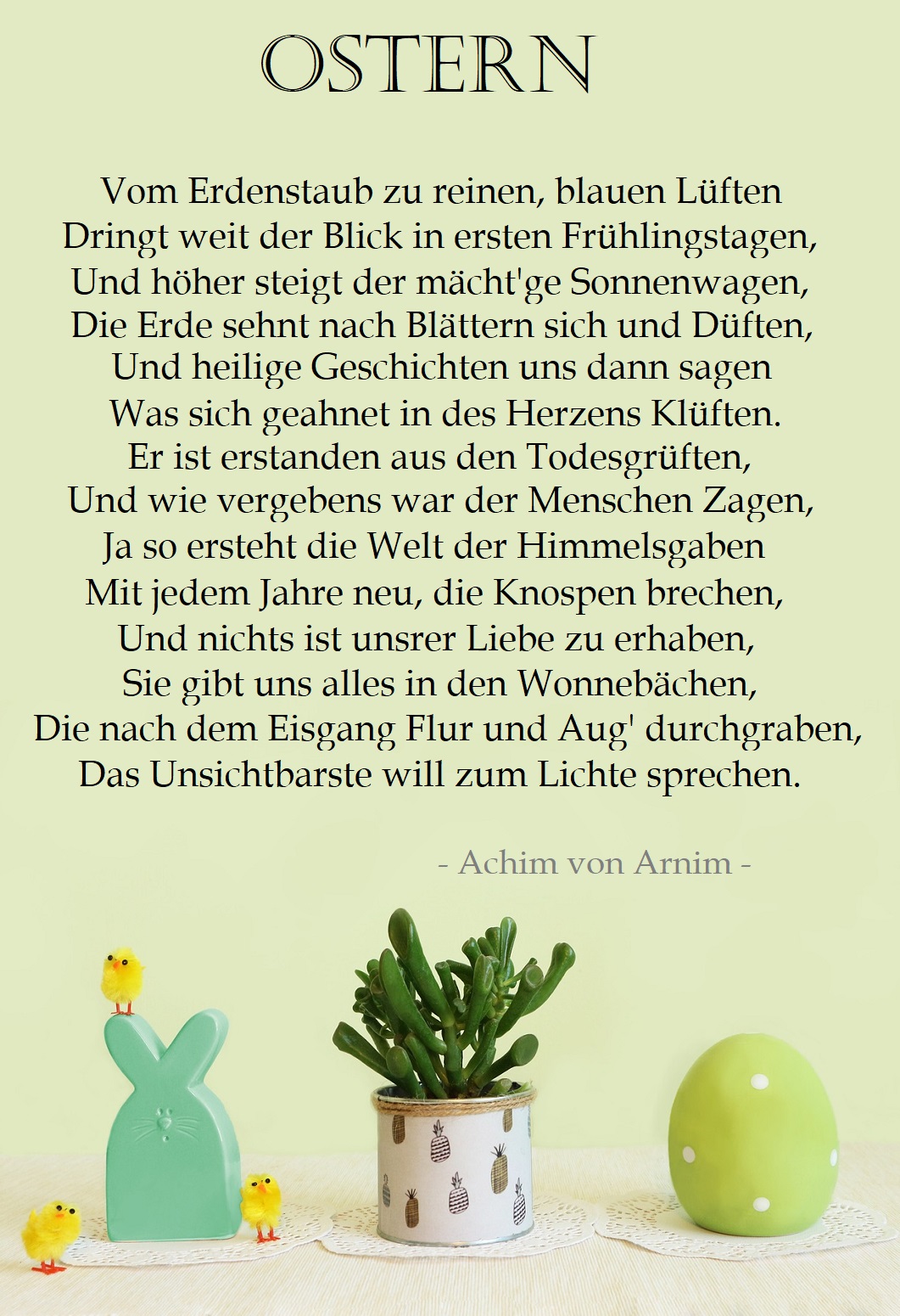 Ostern Gedicht 3